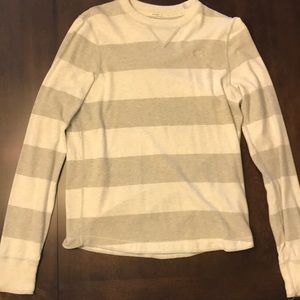 A&F Stripped Crewneck